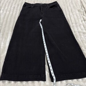 Wide Leg Black Women’s Jeans - Flare Style